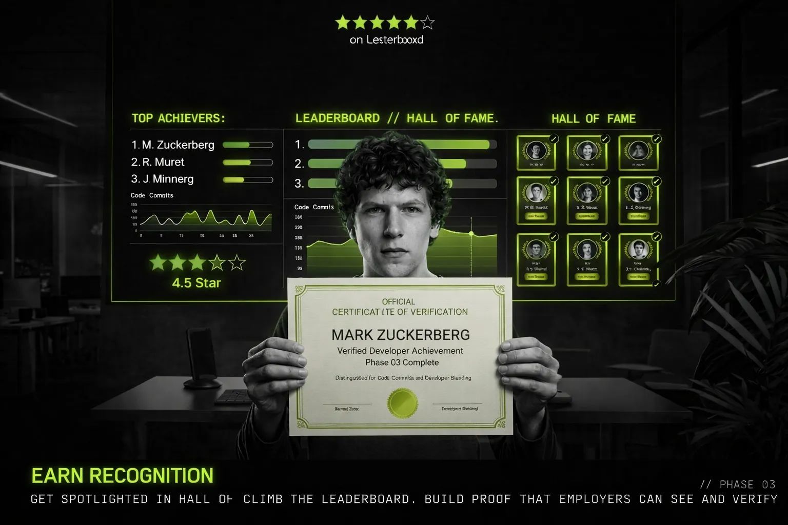 Earn recognition and leaderboard points